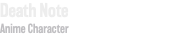 Death Note Anime Character